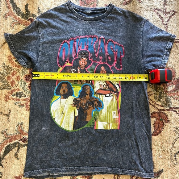 Outkast Vintage Style T-Shirt Band‎ Tee Music Graphic Black Gray Medium M - Picture 6 of 6